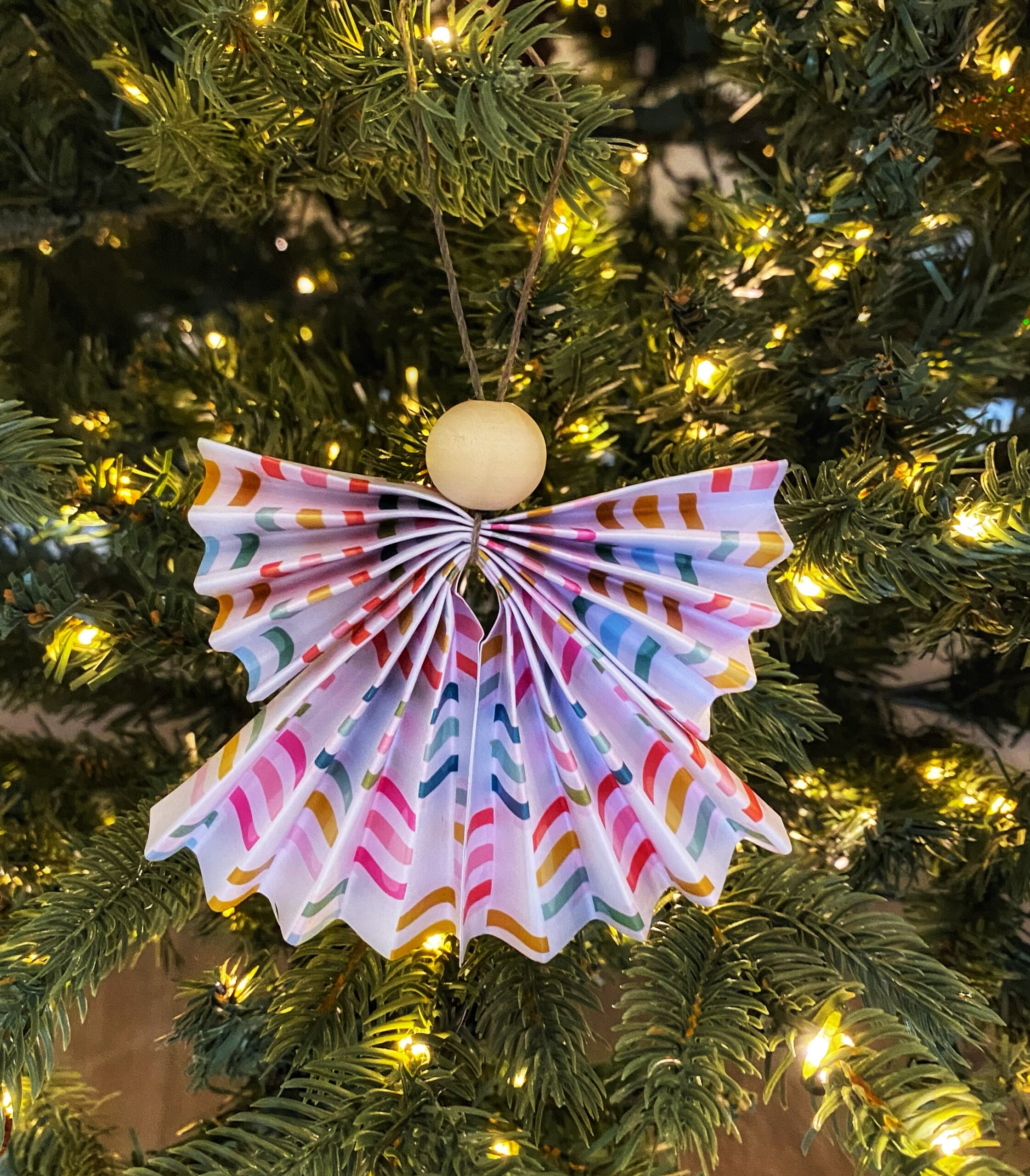 Leftover Paper Angel Ornaments - TheDiyRx